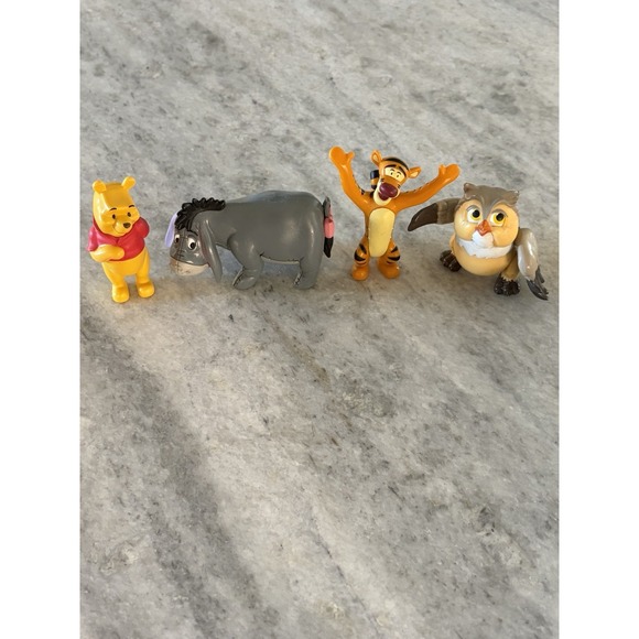 Disney Pixar Other - Disney Winne The Pooh Eeyore Owl Tigger Character Toys